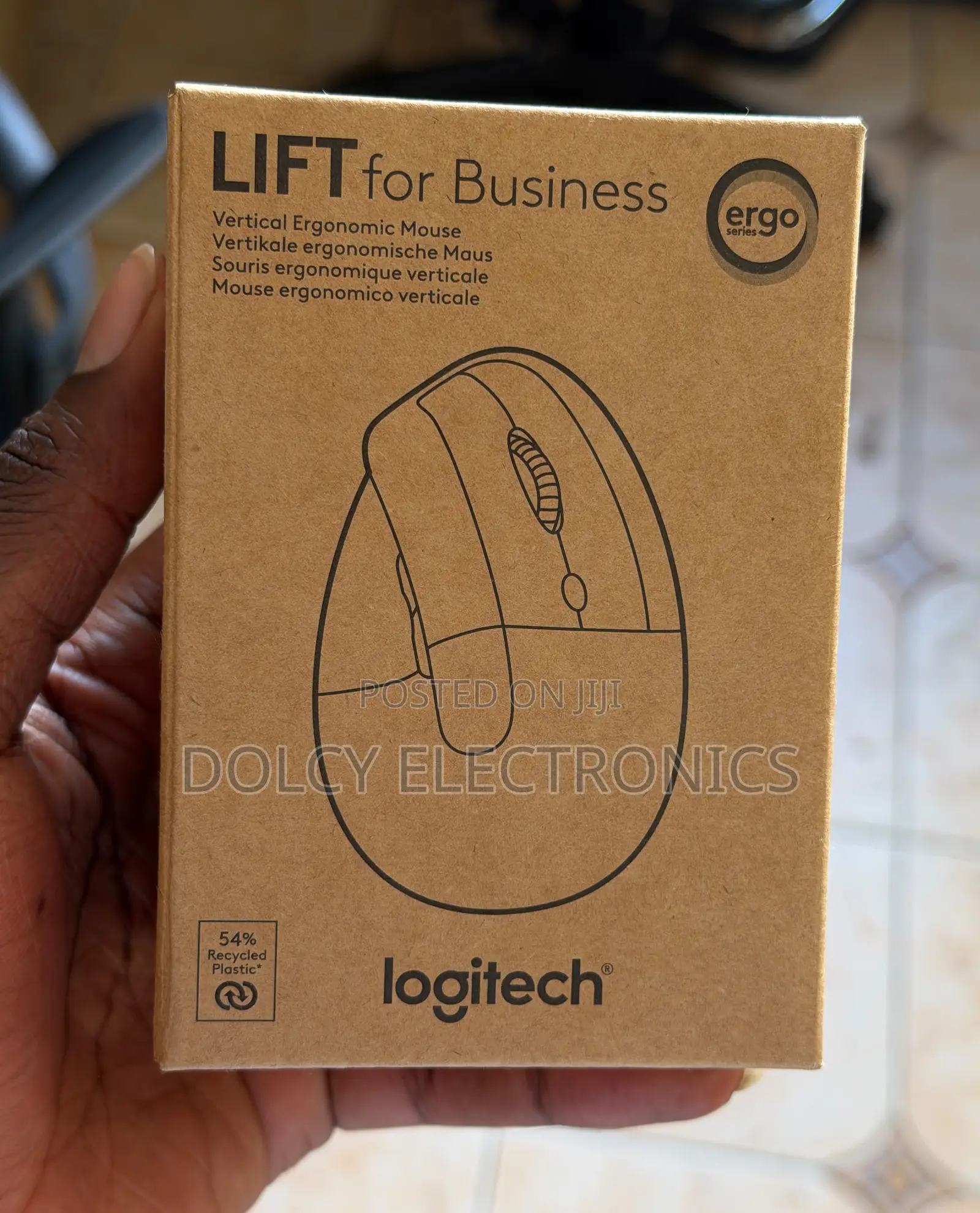 Logitech Lift for Business Ergonomic Mouse