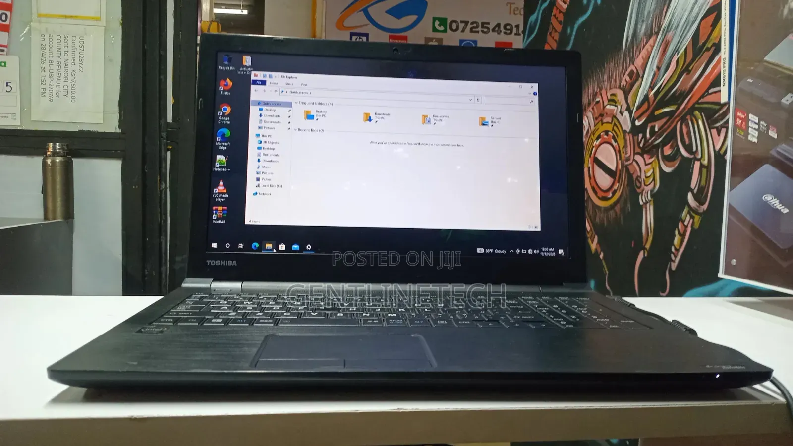 Laptop Toshiba 4GB Intel Celeron HDD 500GB
