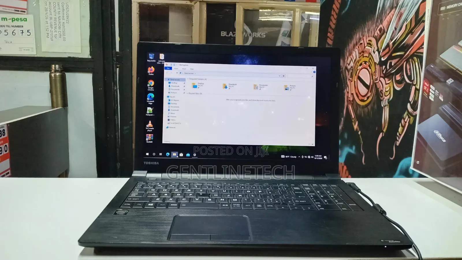 Laptop Toshiba 4GB Intel Celeron HDD 500GB