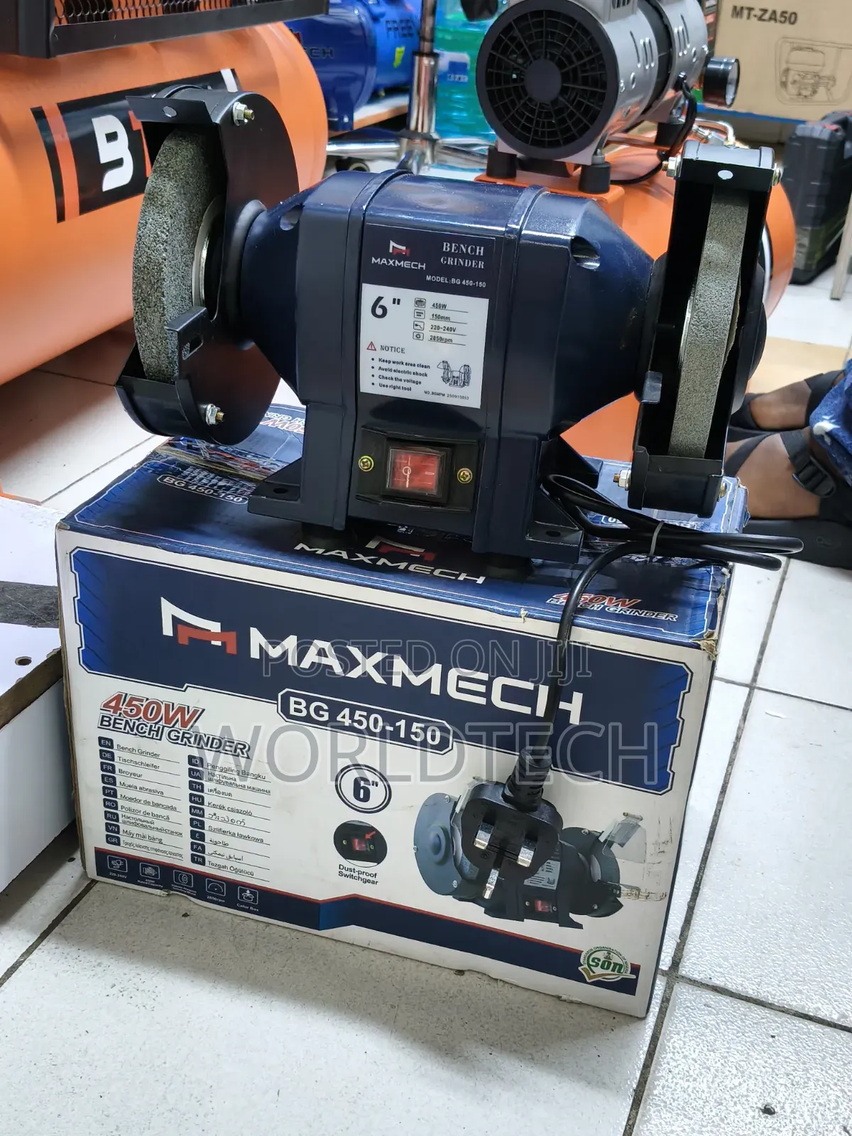 Maxmech 6" 450watts Electric Bench Grinder/6" Electric Bench Grinder