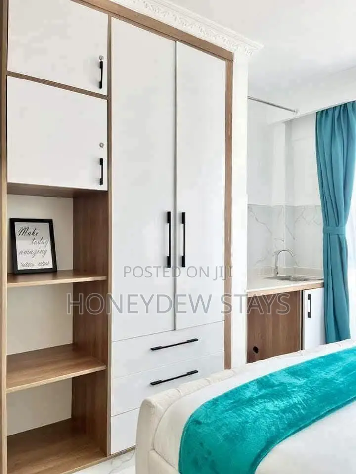 Furnished Studio Apartment in Kilimani Wood Avenue for Airbnb Stays