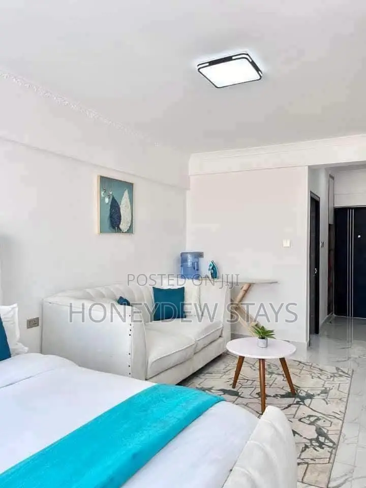Furnished Studio Apartment in Kilimani Wood Avenue for Airbnb Stays
