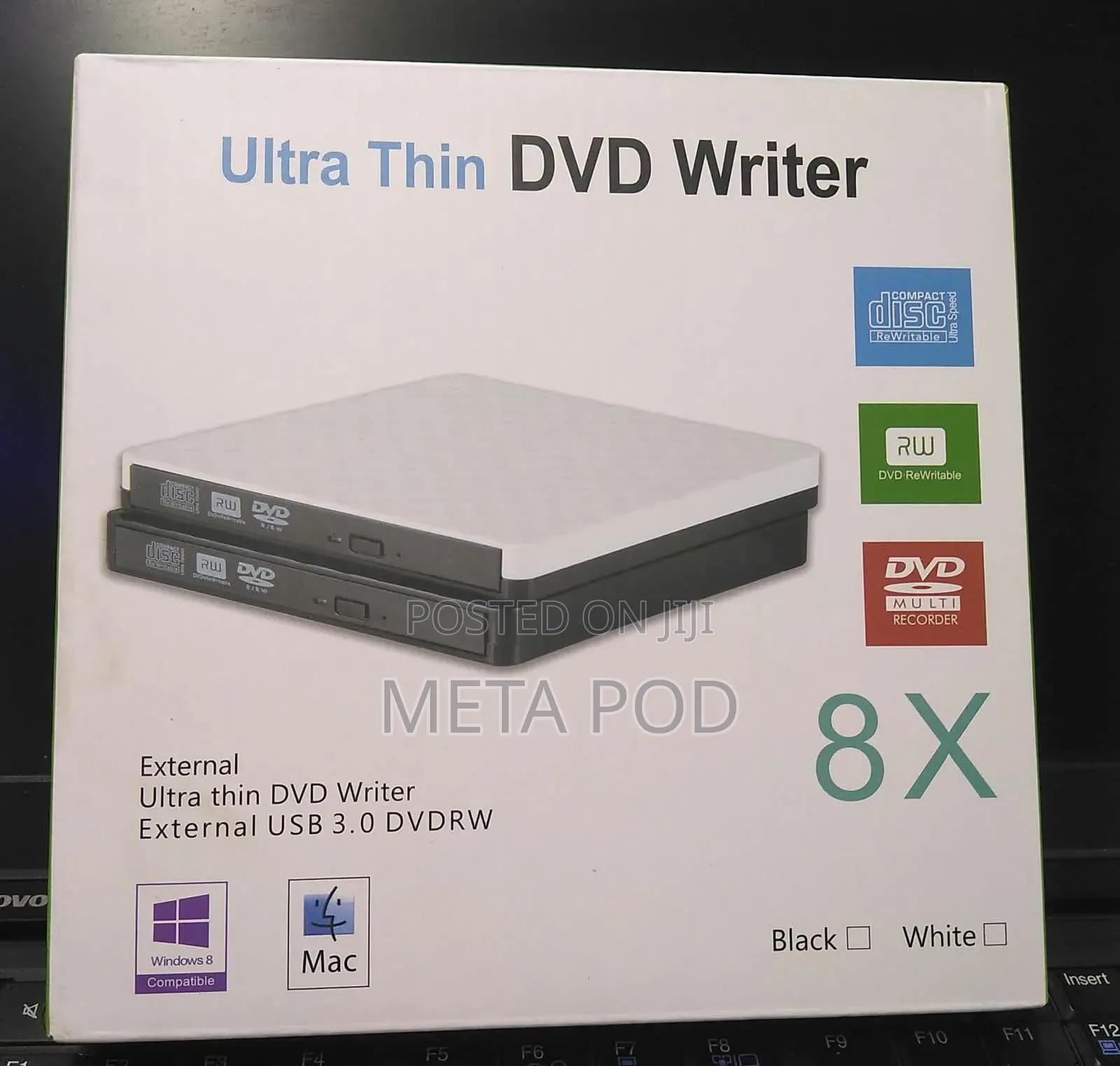 External Ultra-Thin USB 3.0 DVD Writer