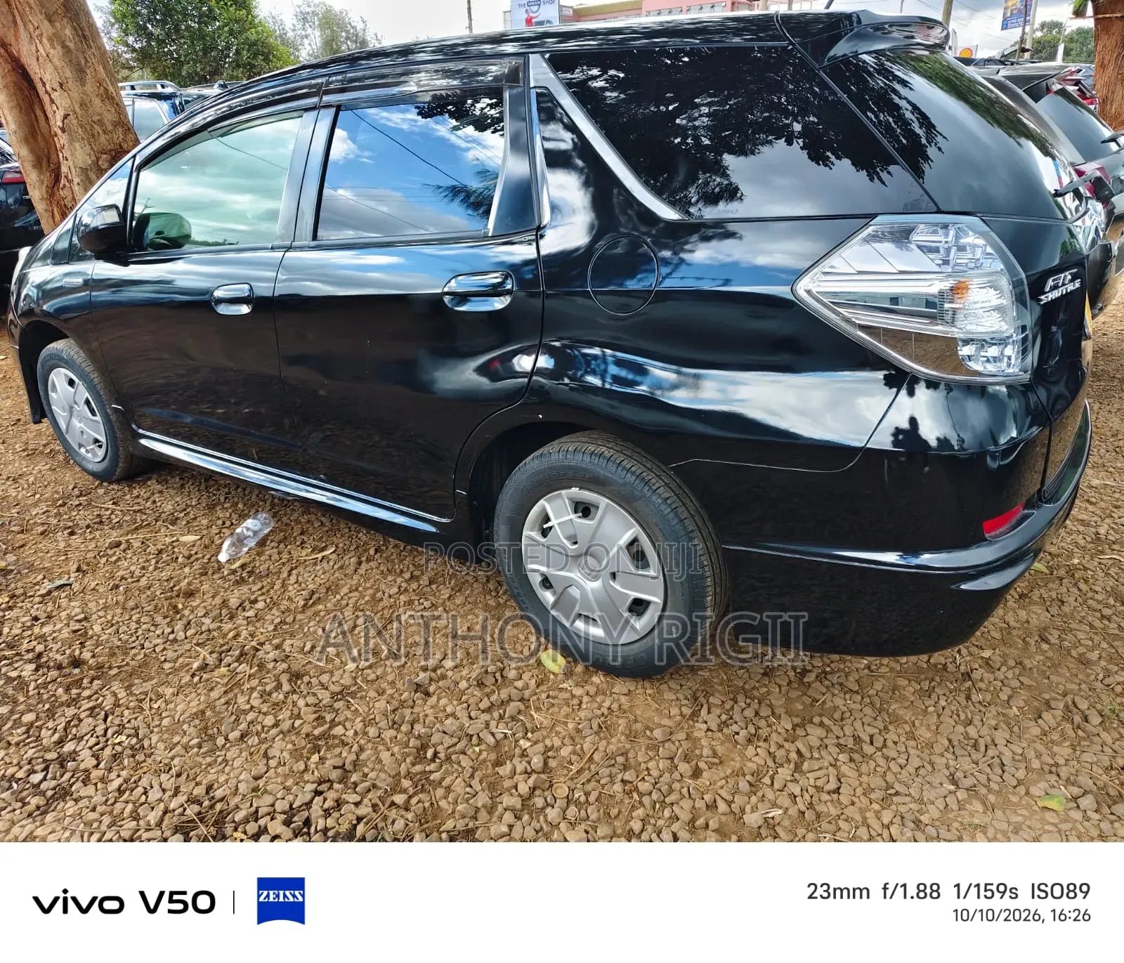 Honda Fit Shuttle 1.3 Hybrid 2WD 2013 Black