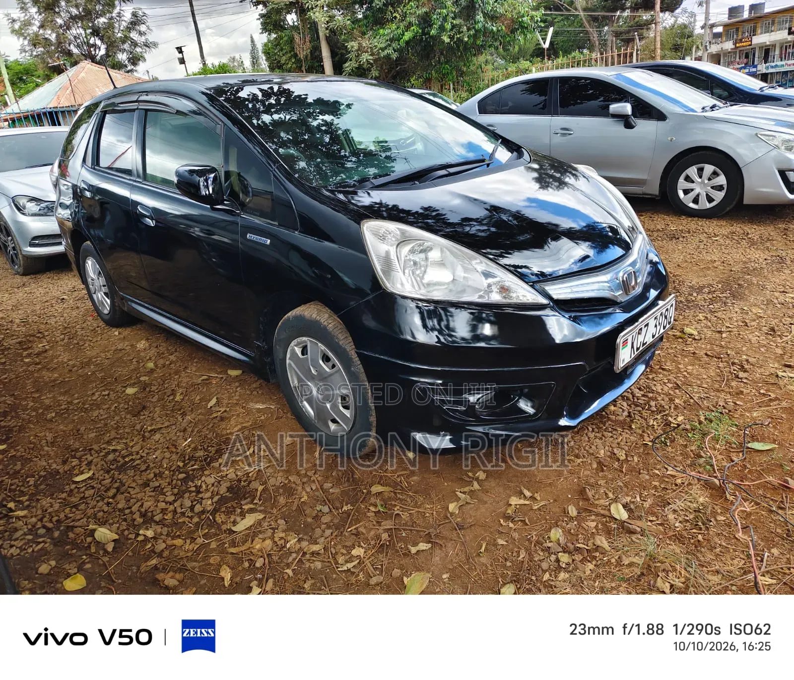 Honda Fit Shuttle 1.3 Hybrid 2WD 2013 Black