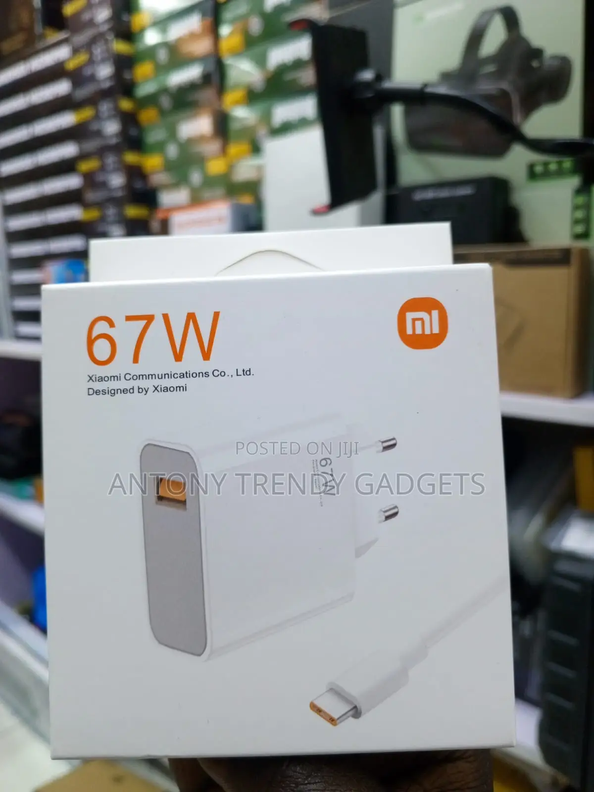 Xiaomi 67W Fast Charger Adapter With Type-C Cable
