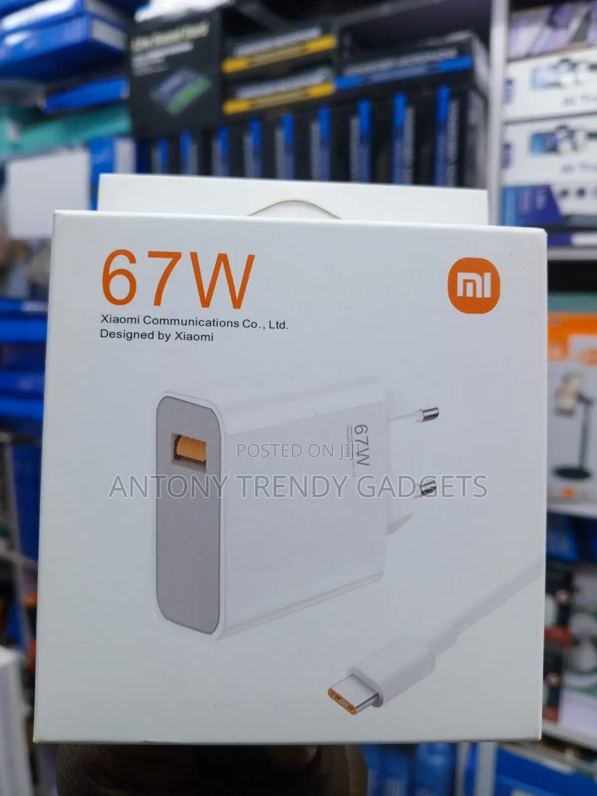 Xiaomi 67W Turbo Fast Charging Adapter and Cable Combo