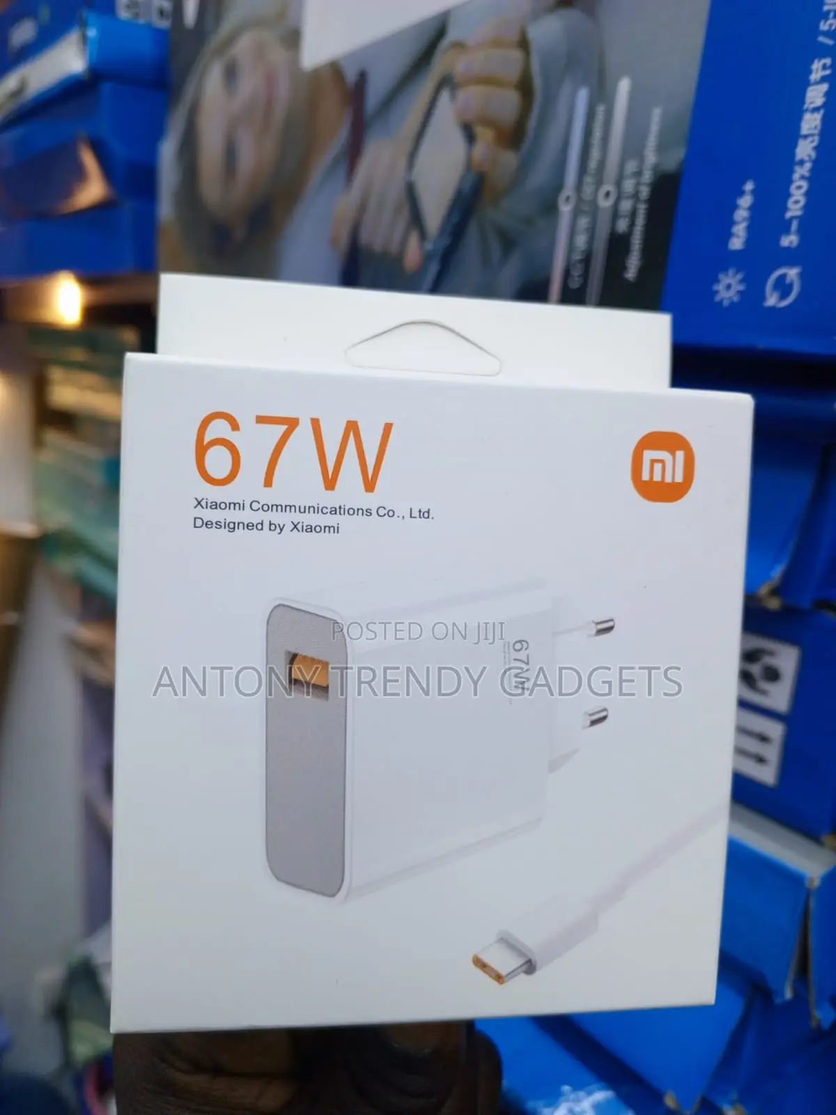 Xiaomi 67W Turbo Fast Charging Adapter and Cable Combo