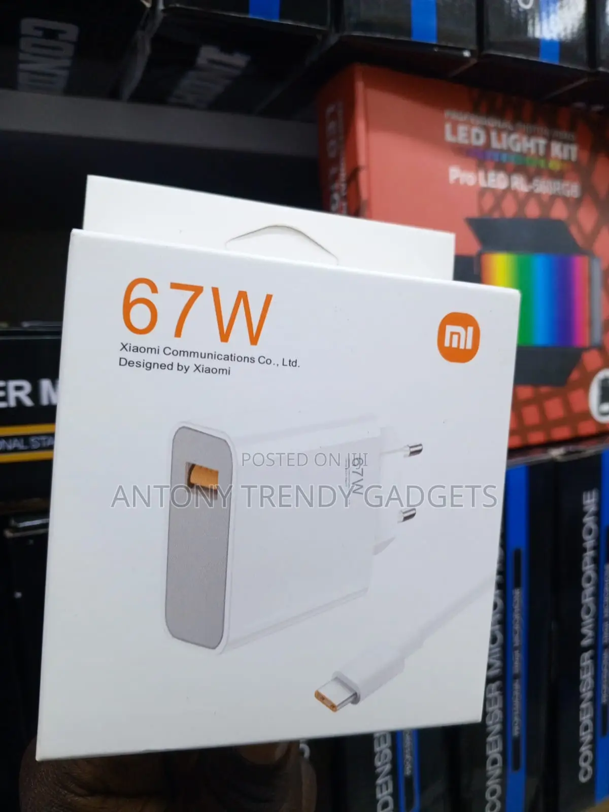 Xiaomi 67W USB-A Charger With Type-C Charging Cable