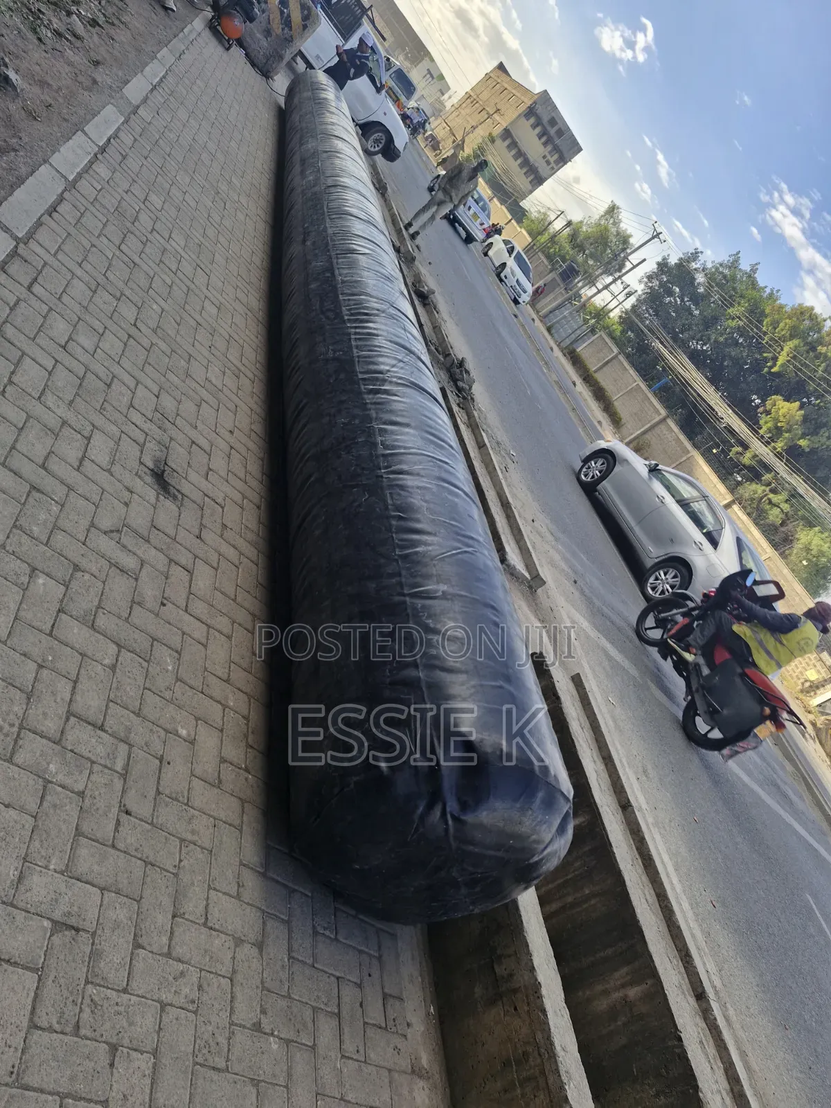 Culvert Formwork Inflatable Rubber Balloon 600mm ×9mtrs