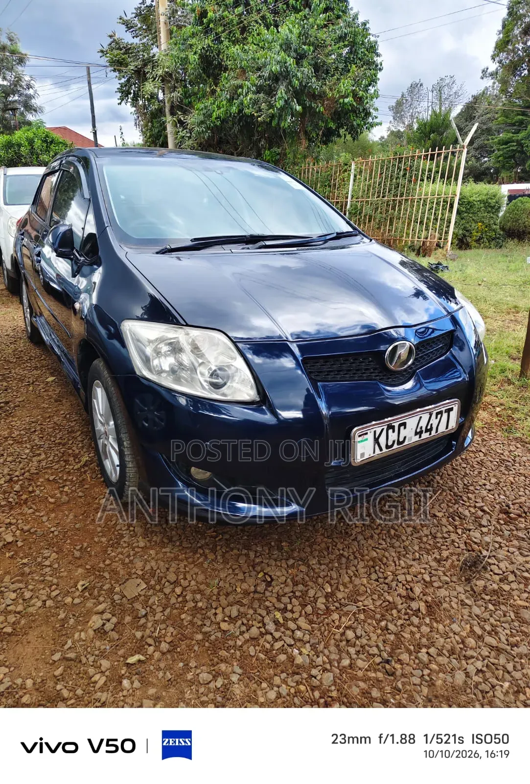 Toyota Auris 2009 Blue