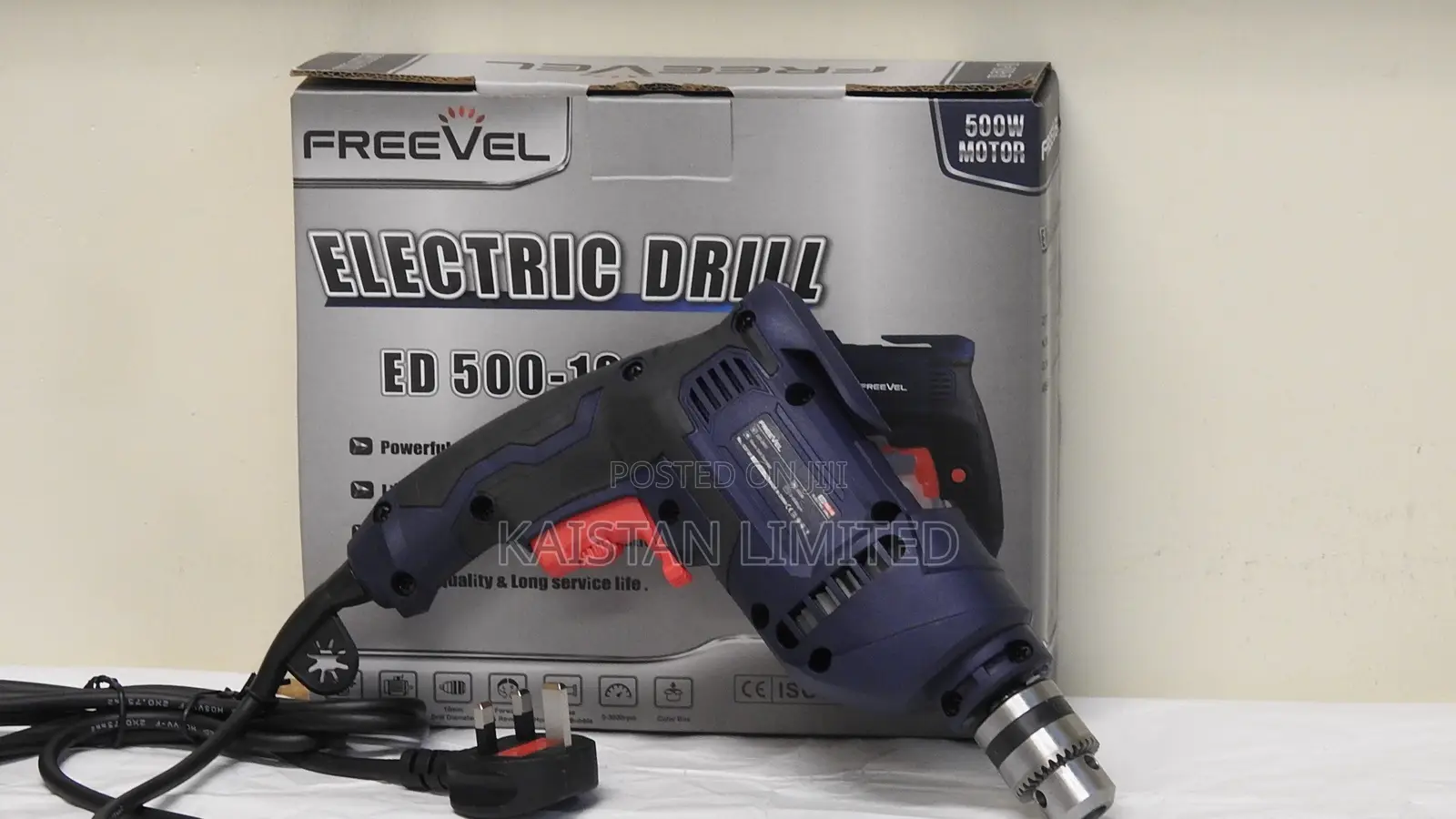 Electric Hand Drill Machine 500W – FREEVEL