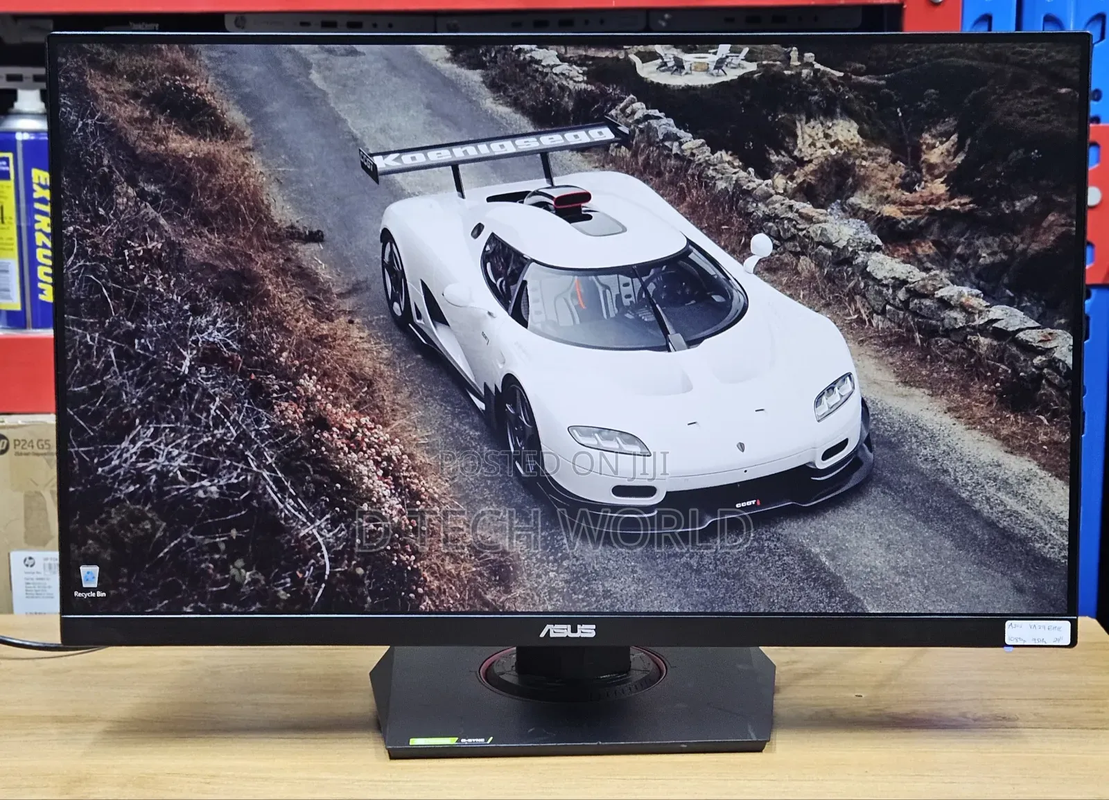 ASUS Va27ehe
27inch 
1080p
75 Hz
Adjustable Stand 
HDMI PORT and Vga