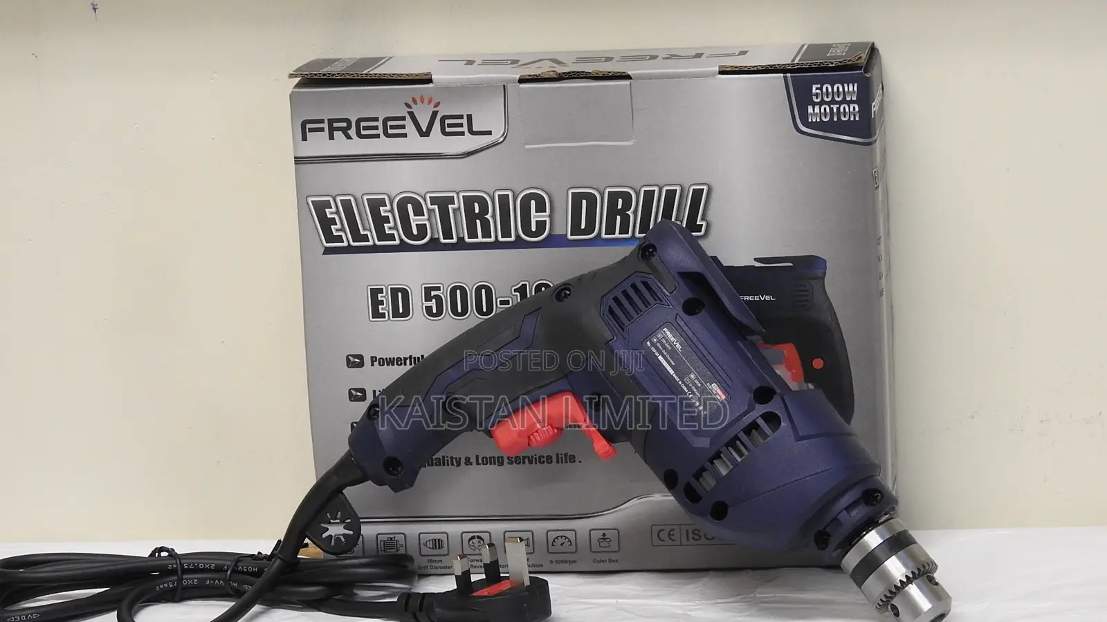 FREEVEL Electric Hand Drill 500w