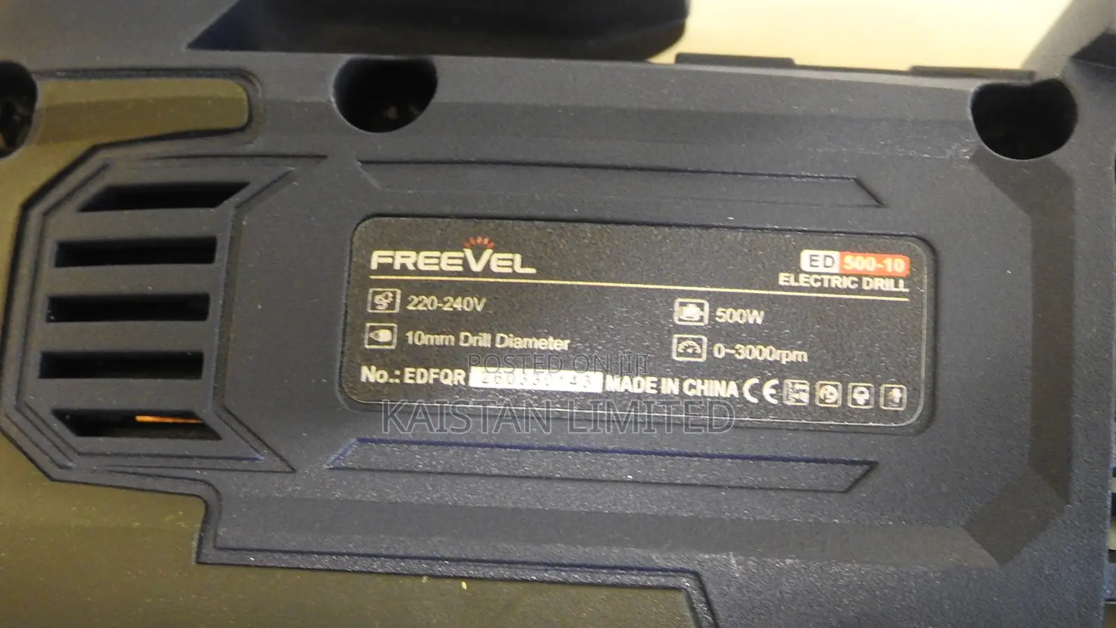 FREEVEL Electric Hand Drill 500w