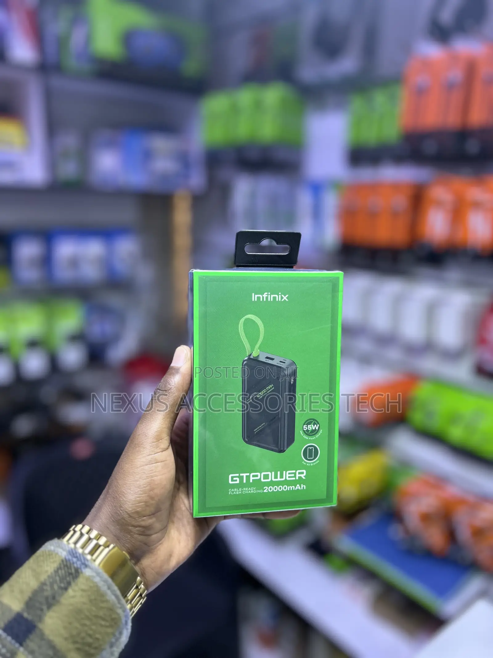 Infinix GT Power 20000mAh 55W Fast Charging Power Bank