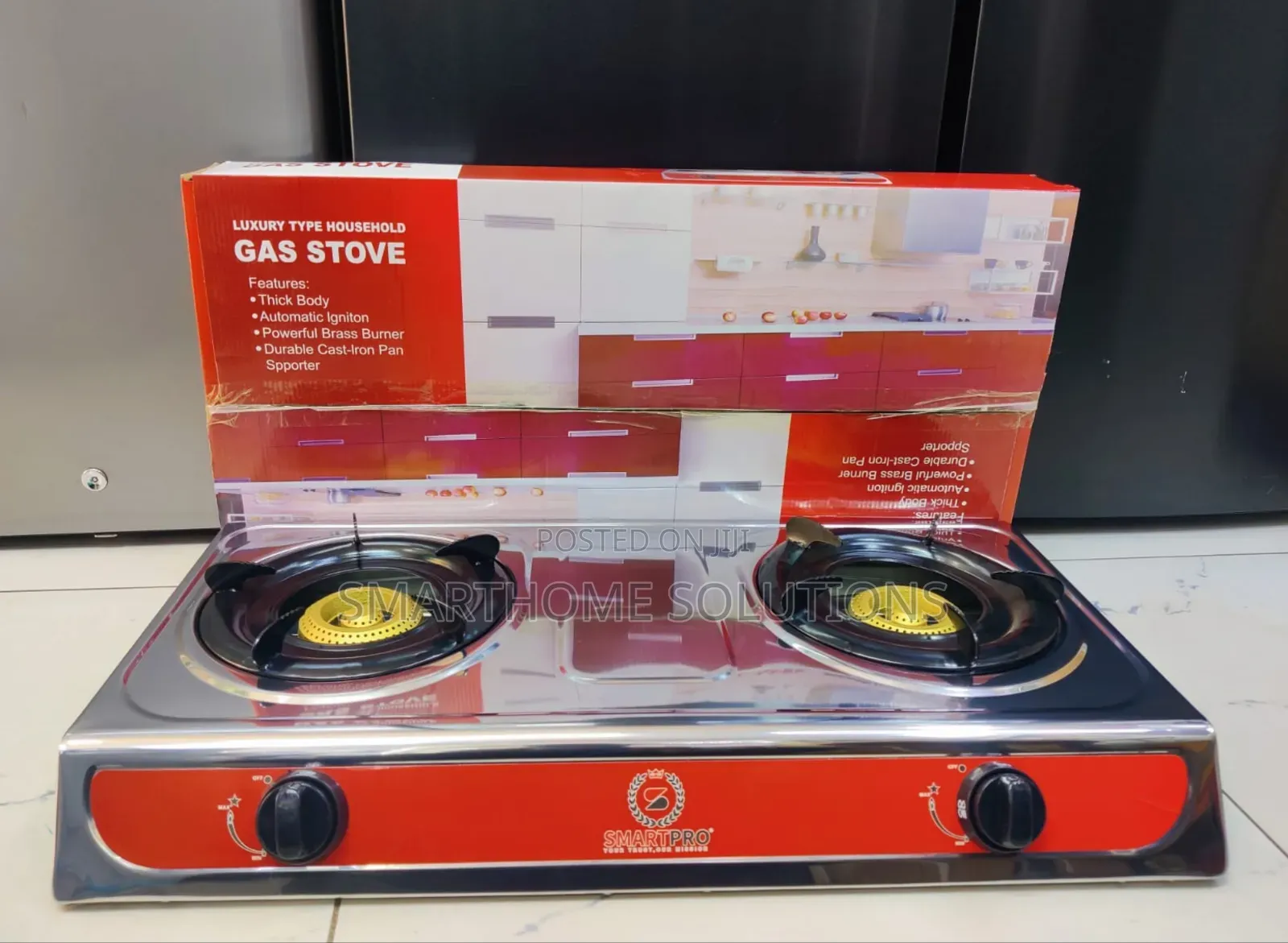 Smartpro Gas 2 Burner Steel