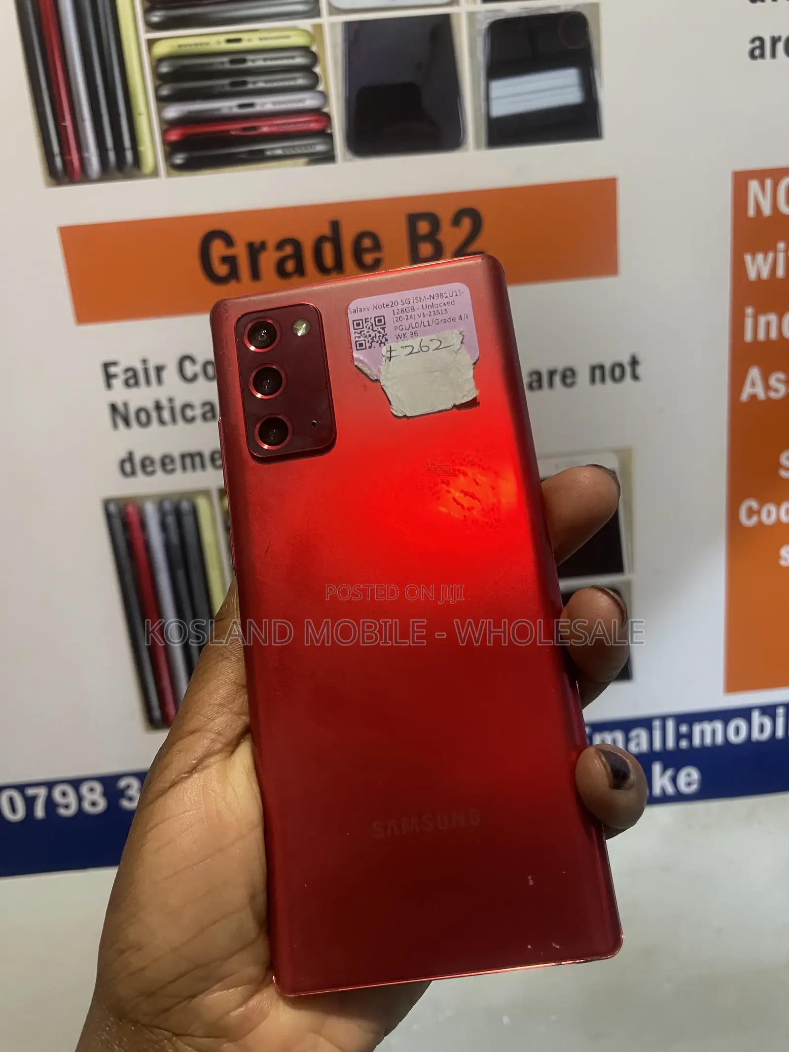 Samsung Galaxy Note 20 5G 128 GB Red