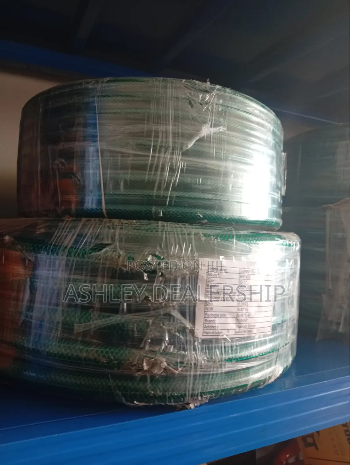 Green Braided Hose Pipe