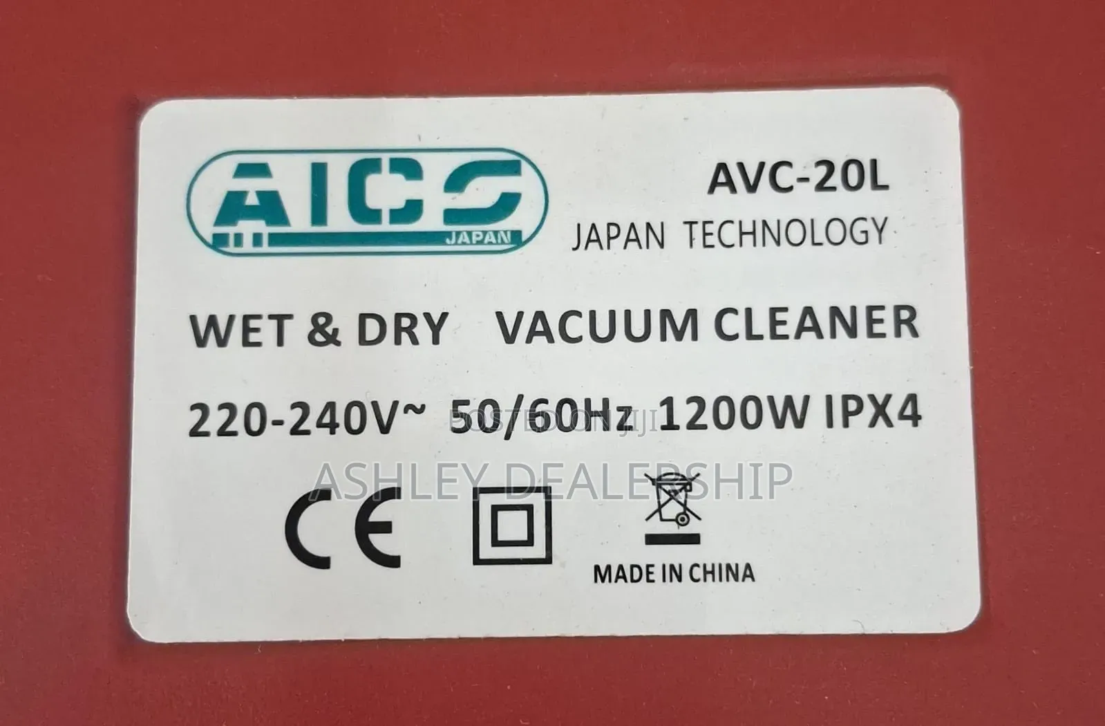 Wet and Dry Vacuum Cleaner 20ltrs
