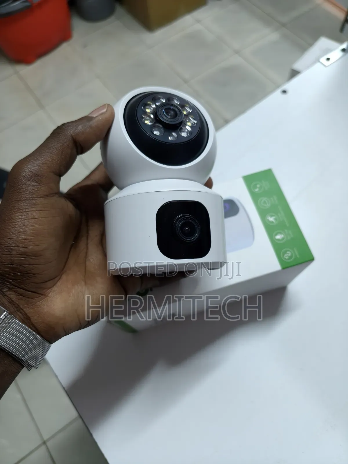 Two-Way Audio Dual Lens Baby Monitor for Parent Communication