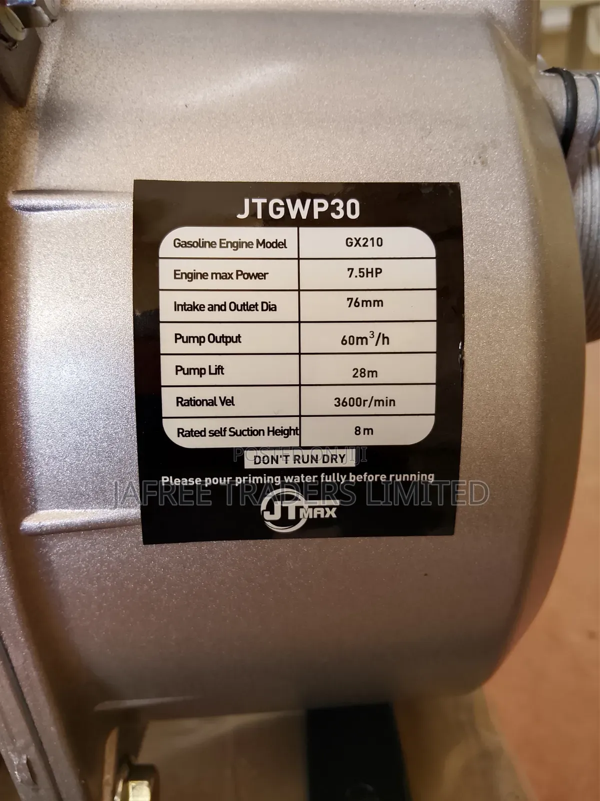 Gasoline Water Pump