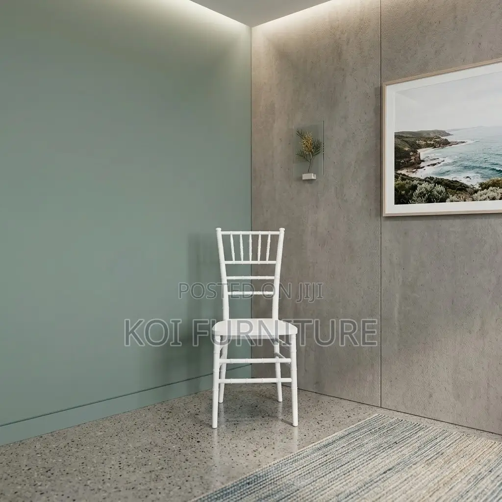Home Chairs; White Restaursant and Home Event Seats