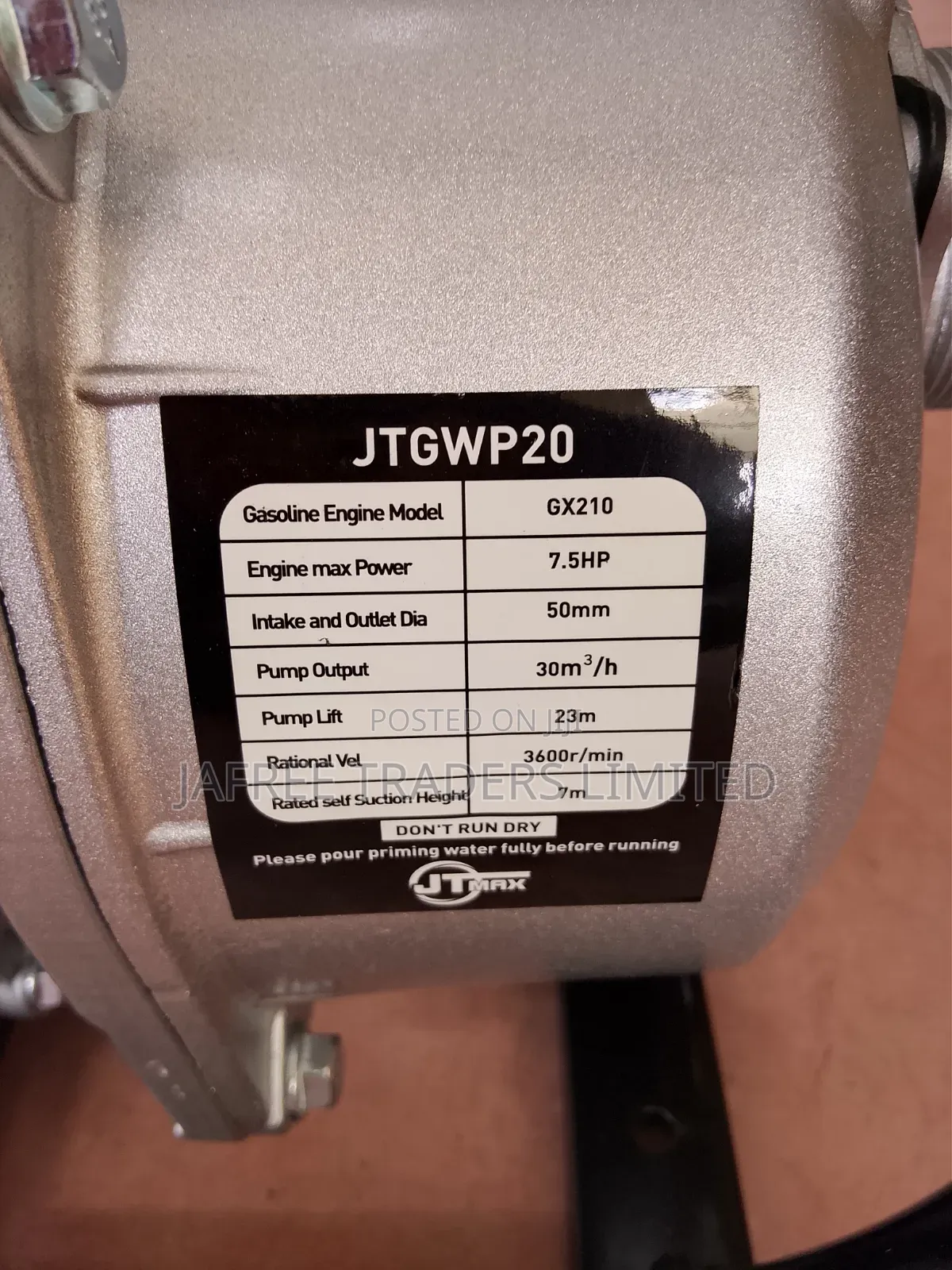 Gasoline Water Pump