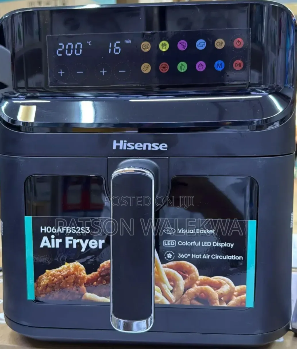 Hisense Air Fryer 6.7liters Single Basket