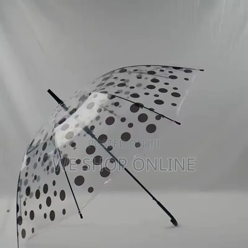 Transparent Polka Dot Umbrella