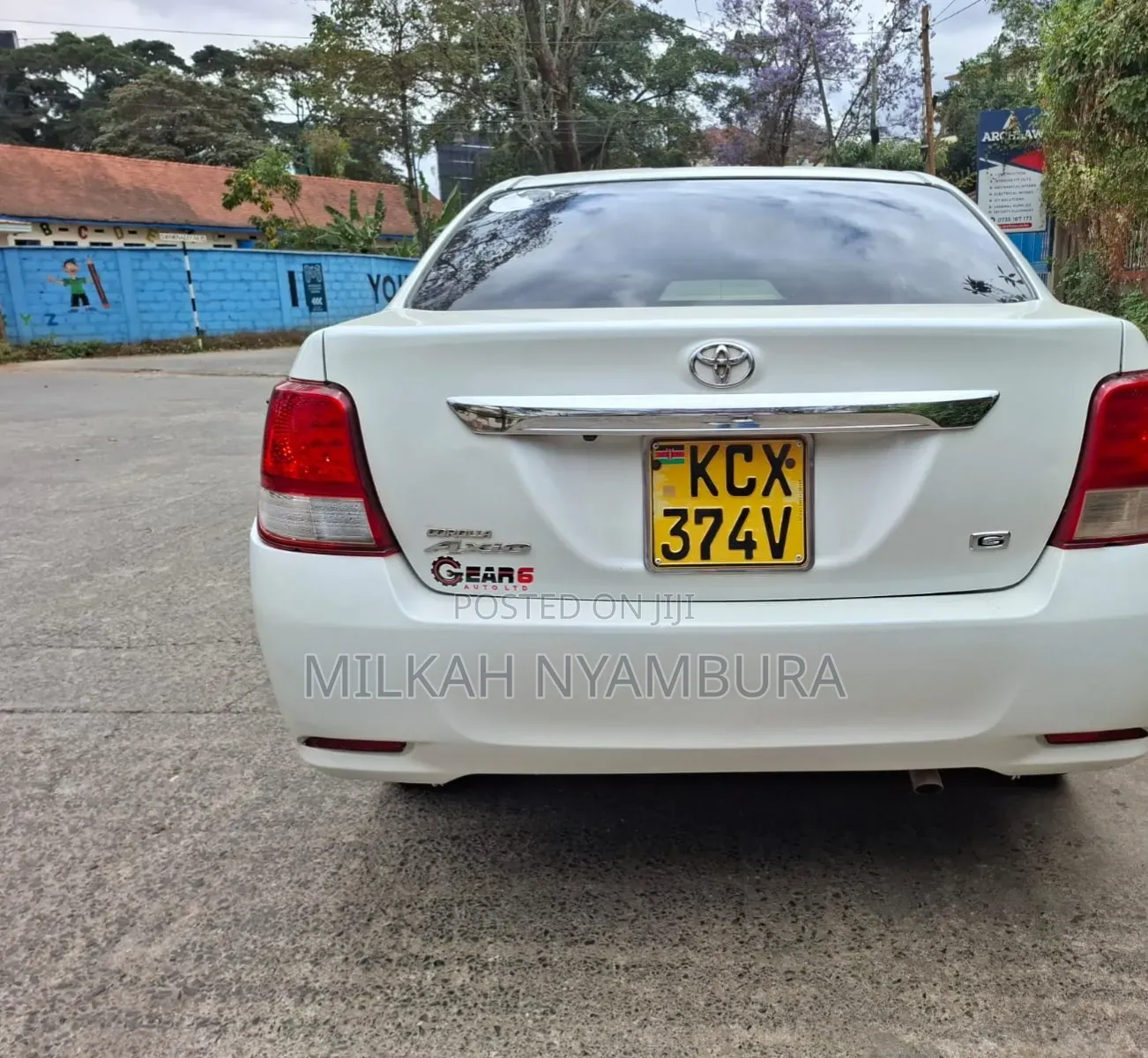 Toyota Axio 2012 White