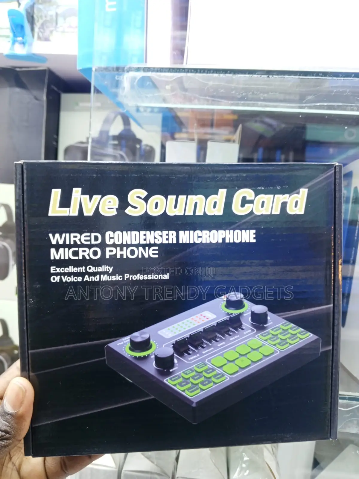 V9 Audio Mixer Sound Card With Voice Changer and Effects