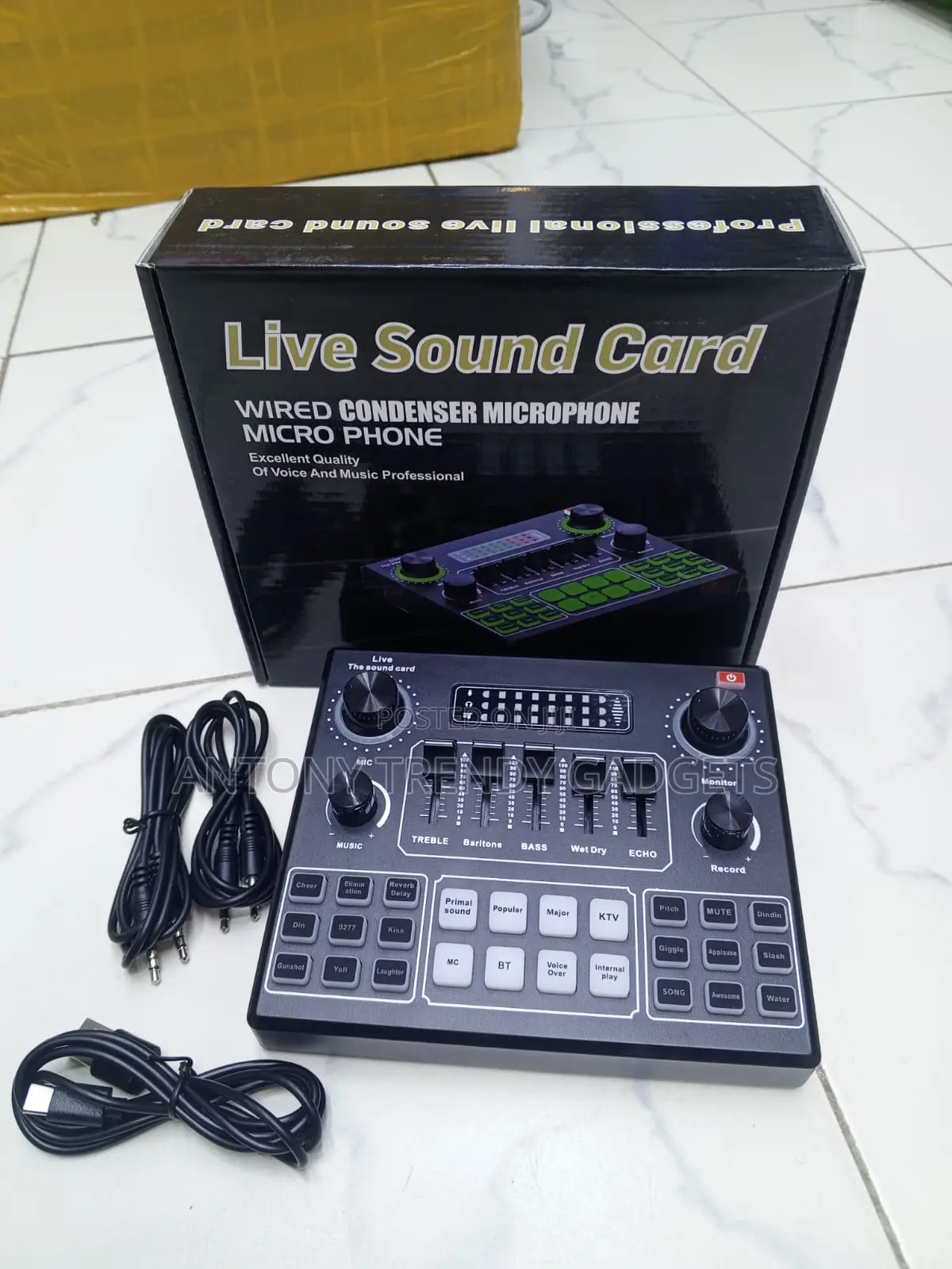 V9 Portable Audio Interface With Bluetooth and Echo Effects