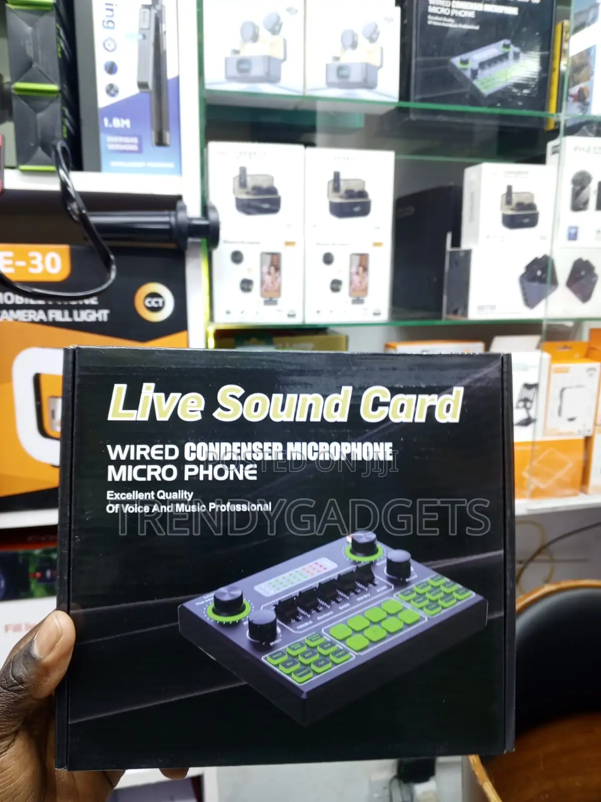 V9 Professional Live Sound Card for Streaming and Podcasting