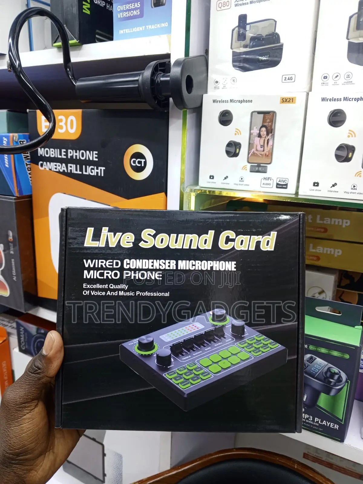 V9 Professional Live Sound Card for Streaming and Podcasting