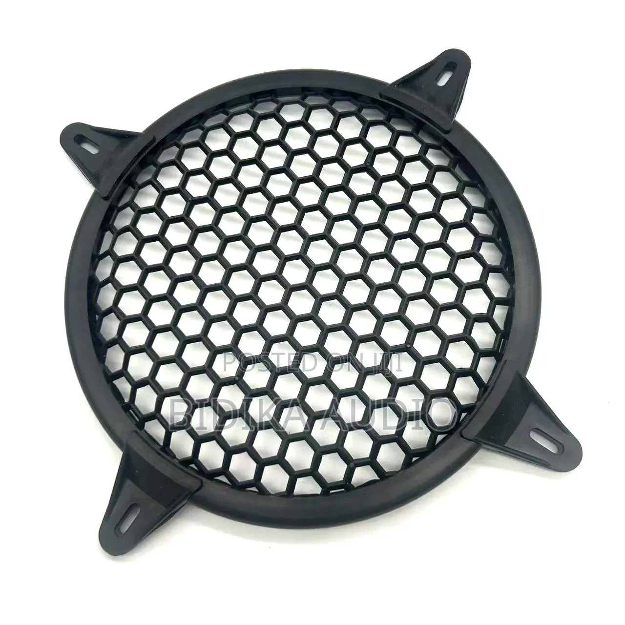 12-Inch Black Plastic Mesh Audio Speaker Protective Cover Grille With