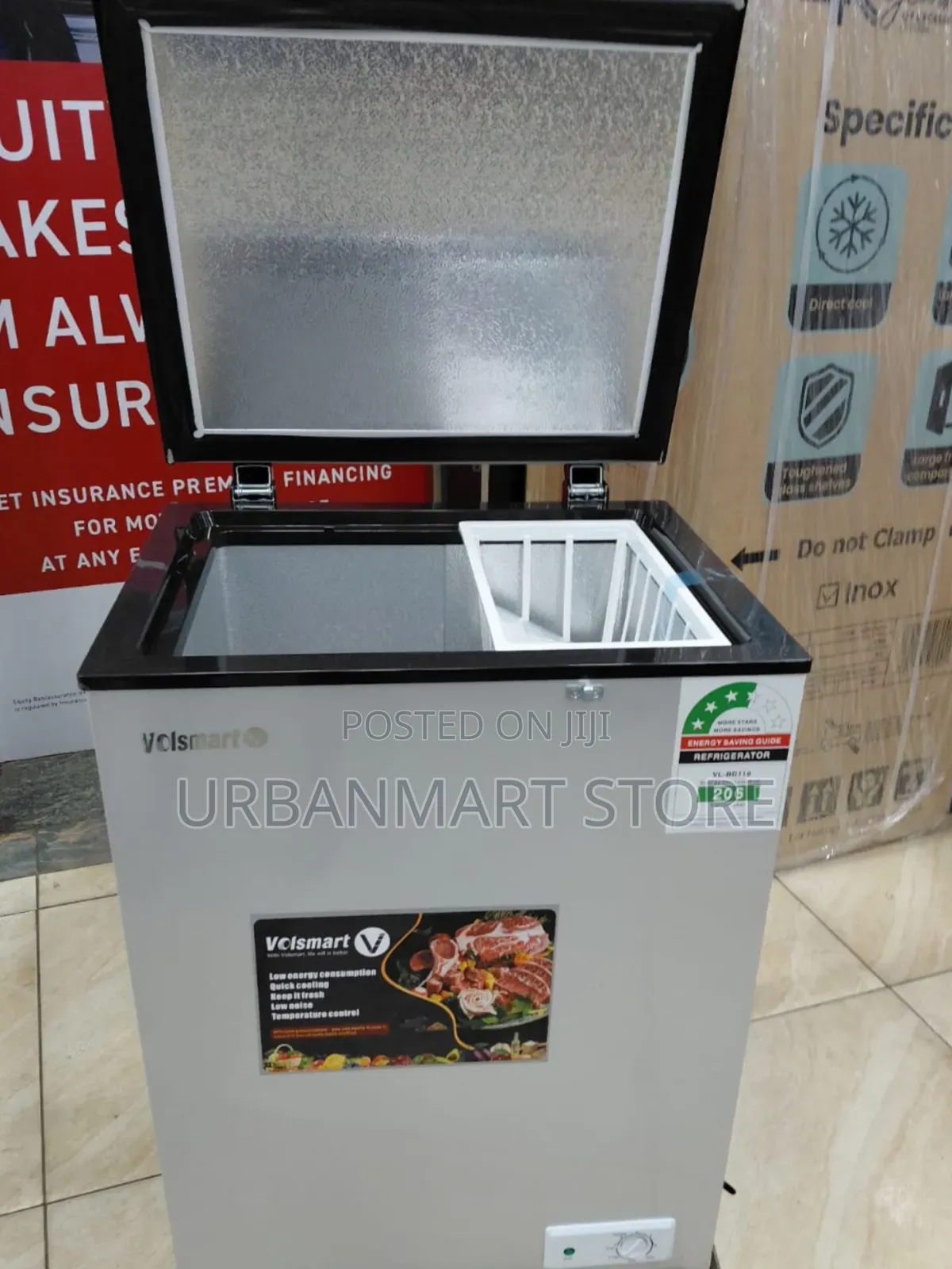  at 18000 Volsmart 110 Litres Deep Freezer at Affordable Price