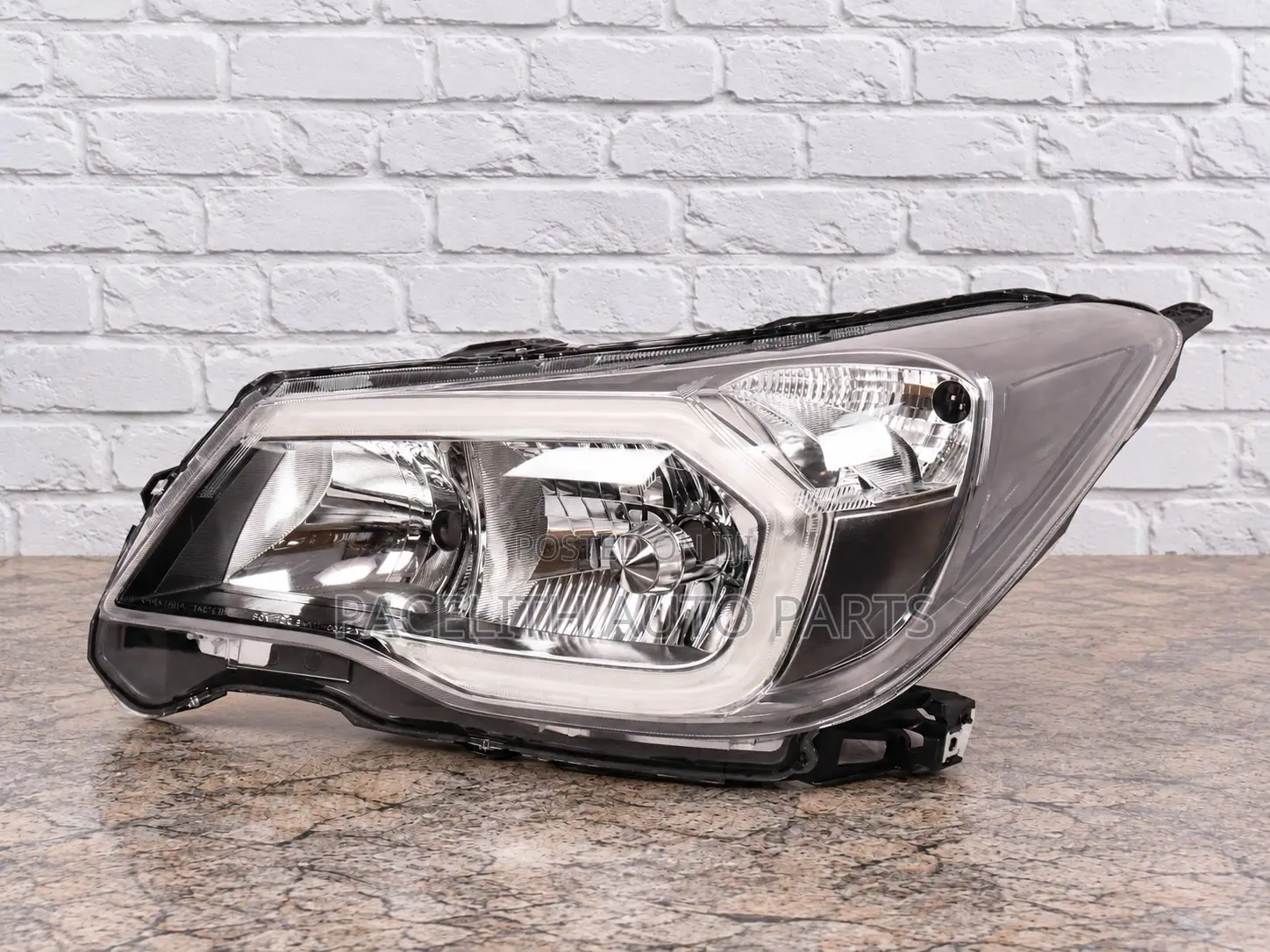 Depo Head Lamp / Light Subaru Forester 2013/2014/2015 Smoked Led