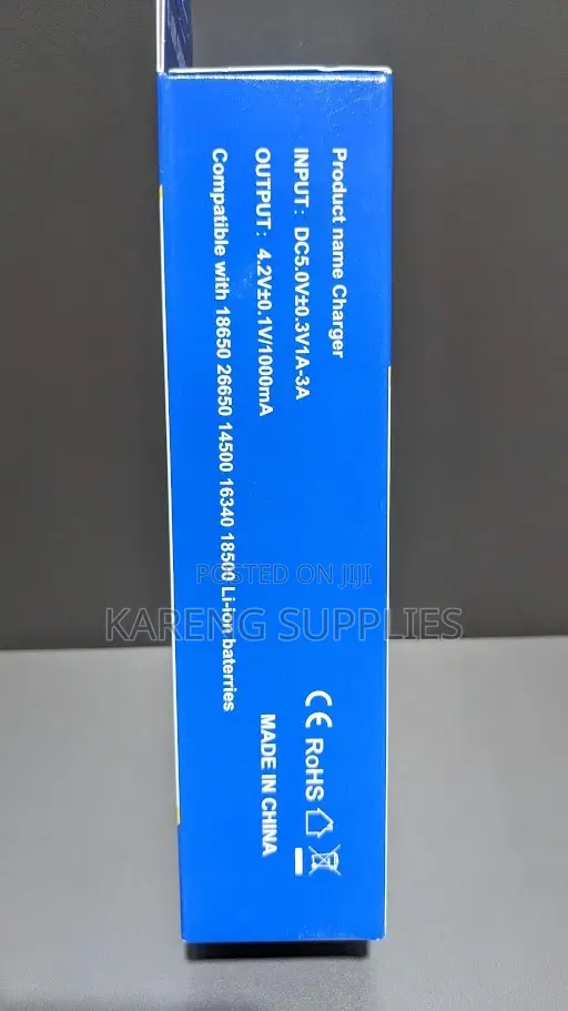 Single-Slot USB Li-Ion Battery Charger