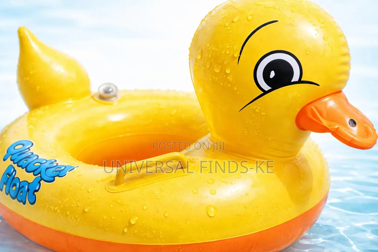 Inflatable Duck Pool Lounger for Outdoor Water Recreation