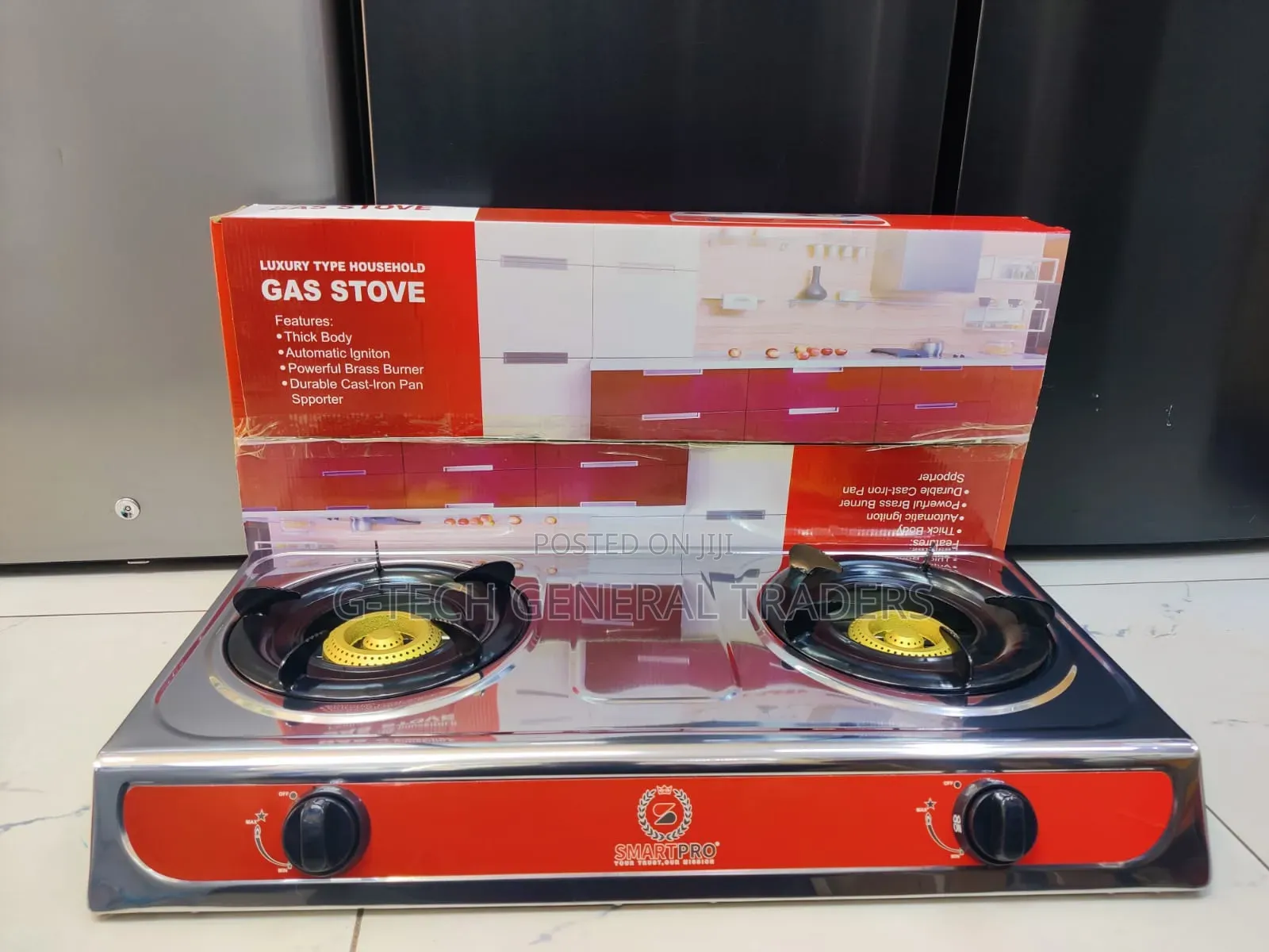 Globalstar Stainless Steel Double Burner Gas Stove
