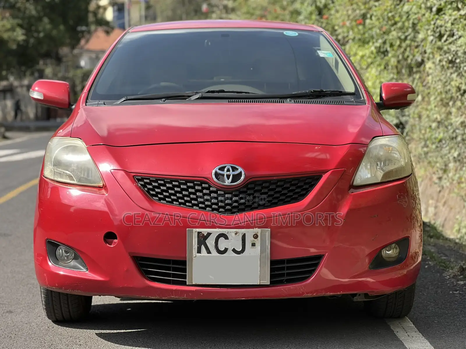Toyota Belta 2009 Red