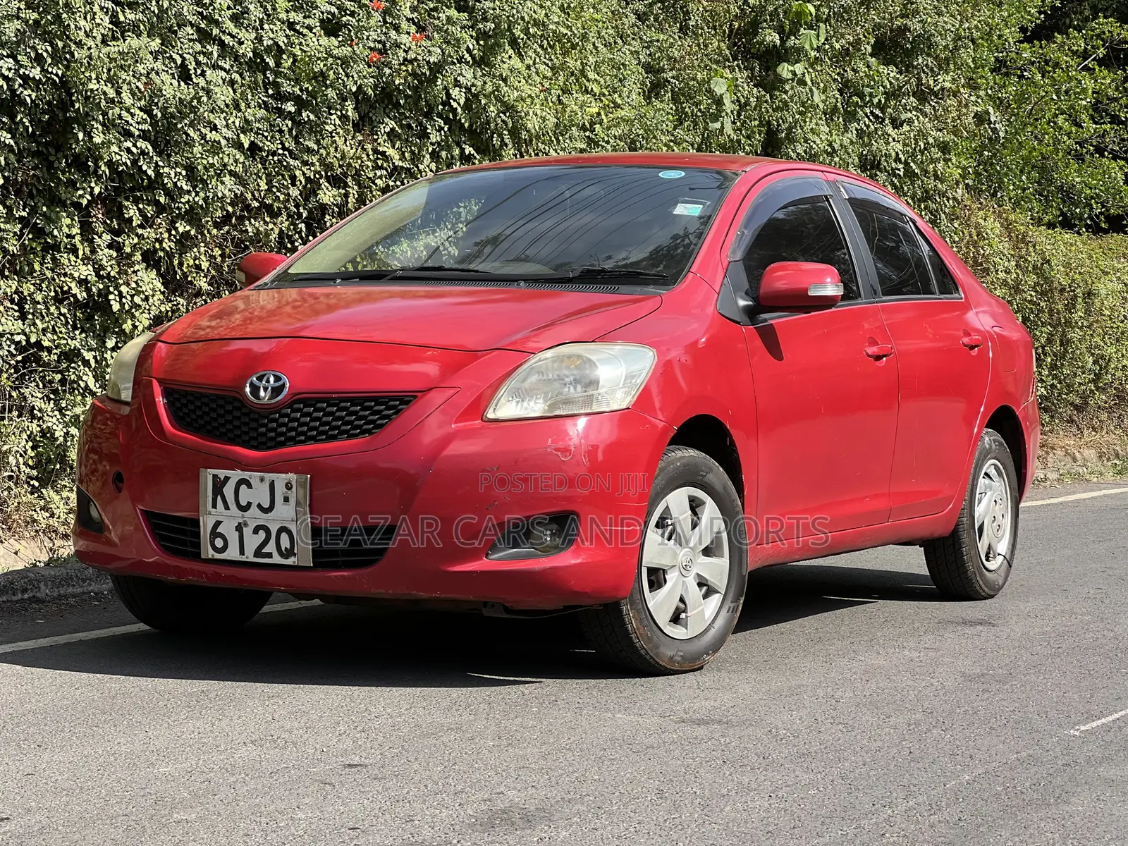 Toyota Belta 2009 Red