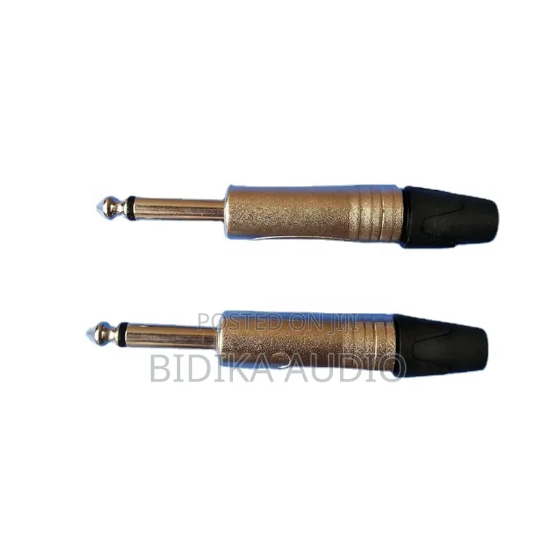 1/4" 6.35mm TS Mono Jack Audio Connector