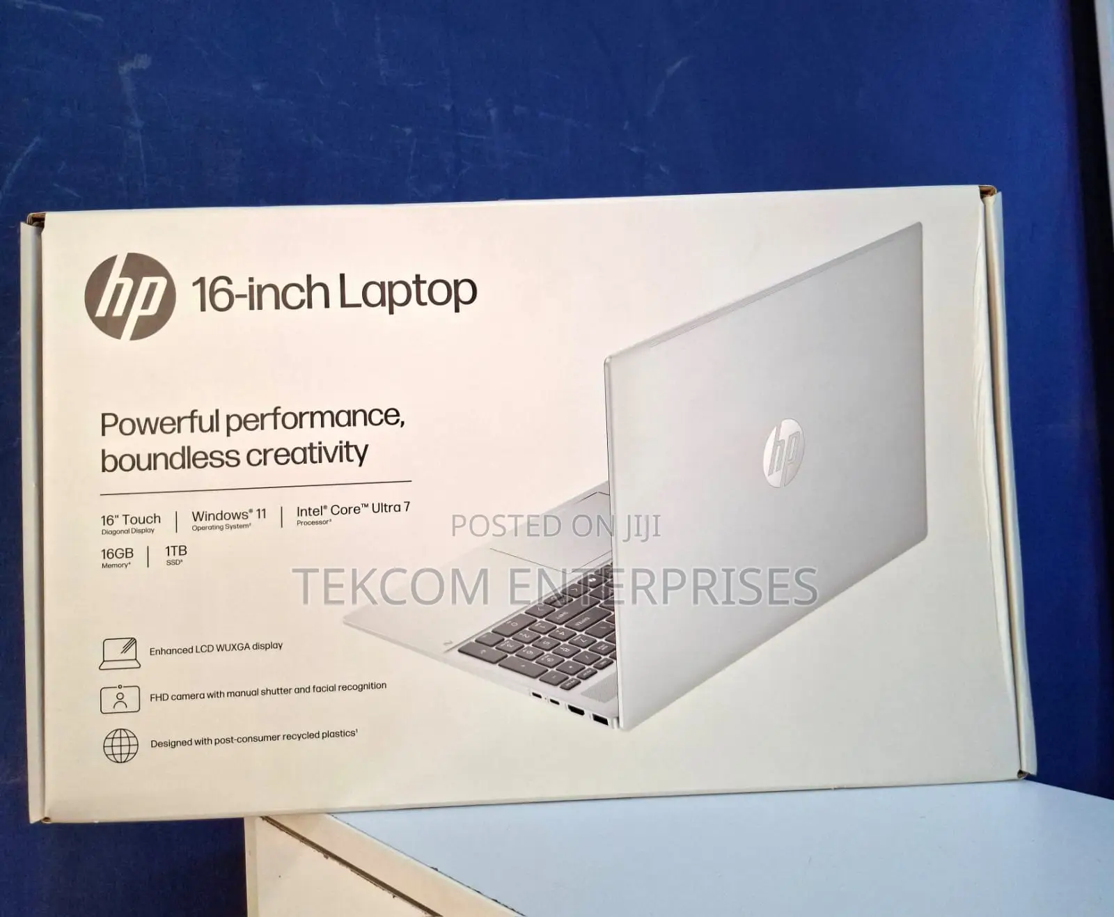 New Laptop HP OmniBook 5 16" 16GB Intel Core Ultra 7 SSD 1T