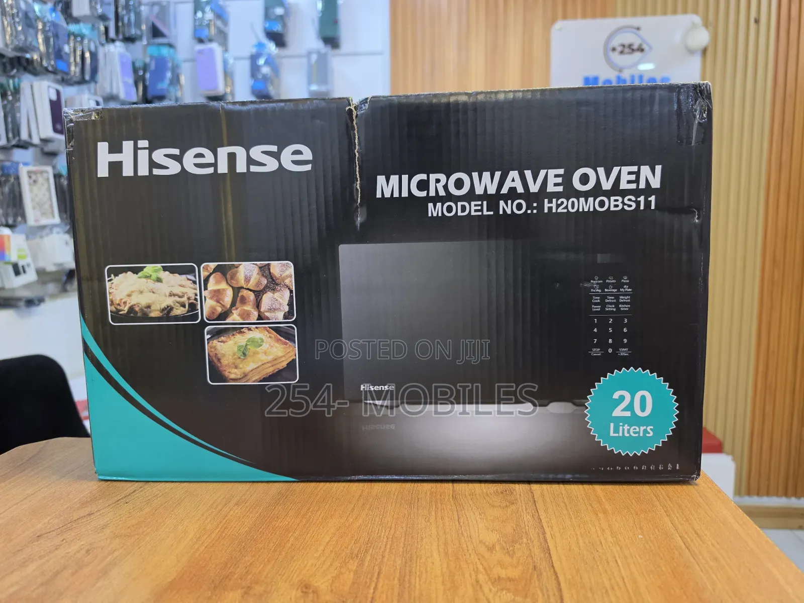 Hisense H20MOBS11 Microwave Oven Solo, 20L - Black