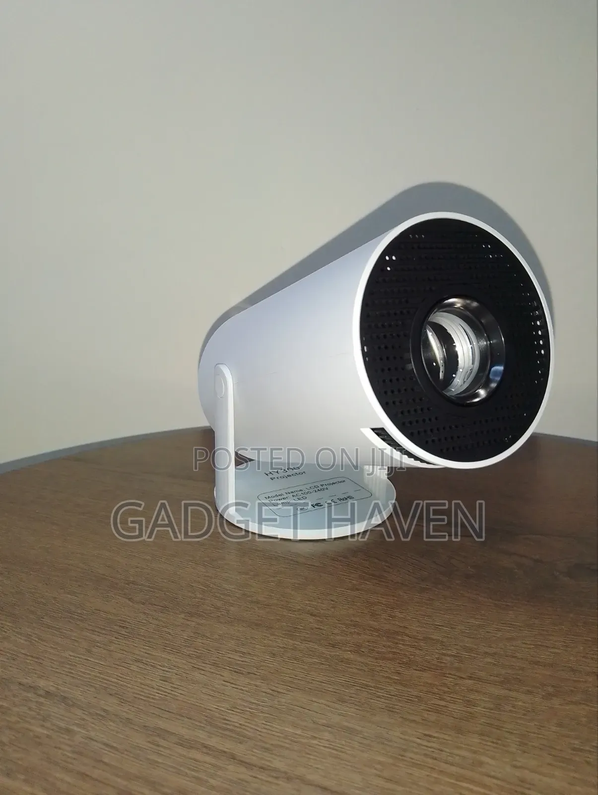 Hy300 Smart Mini Projector With Wi-Fi Connectivity