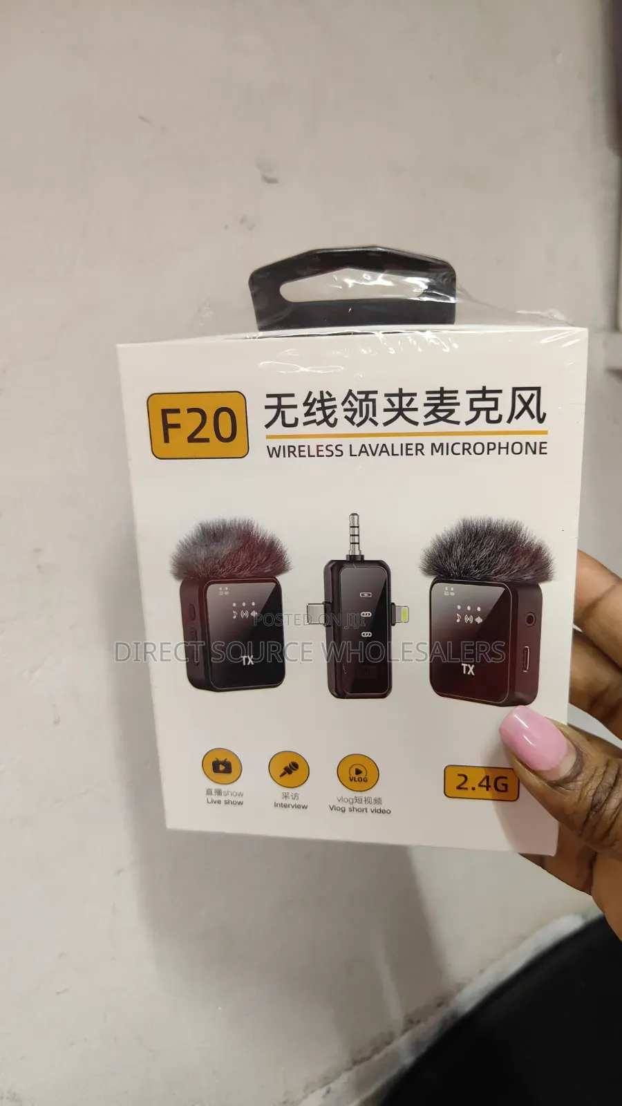 Tiktokers Self Recording Lavalier Wireless Microphone