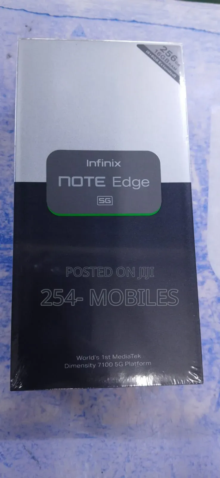 New Infinix Note Edge 256 GB Silver