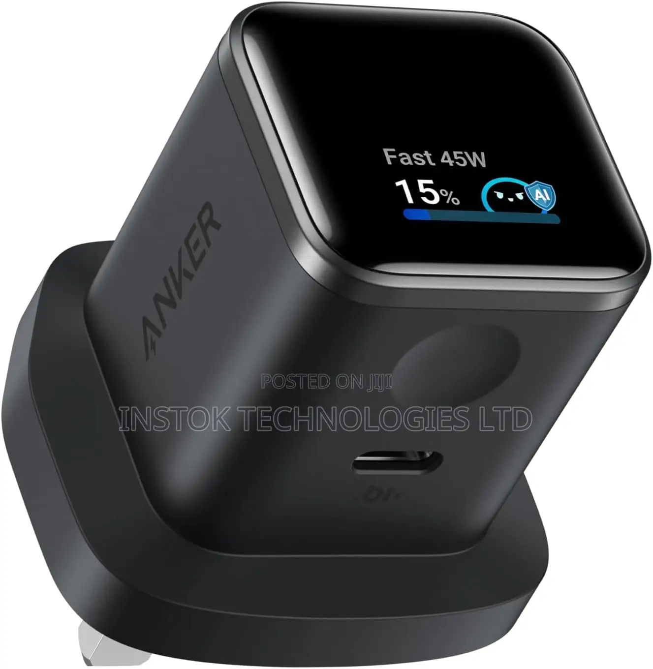 Anker Nano Smart Display 45W Foldable USB-C Charger